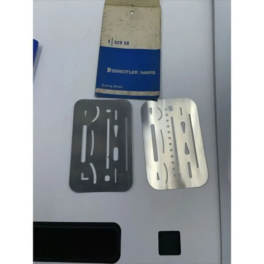 Staedtler 2 Drafting Mechanical Pencils 1 Eraser 2 Erasing Shields, Mars‎ Manual